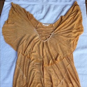 Yellow Sun & Shadow top